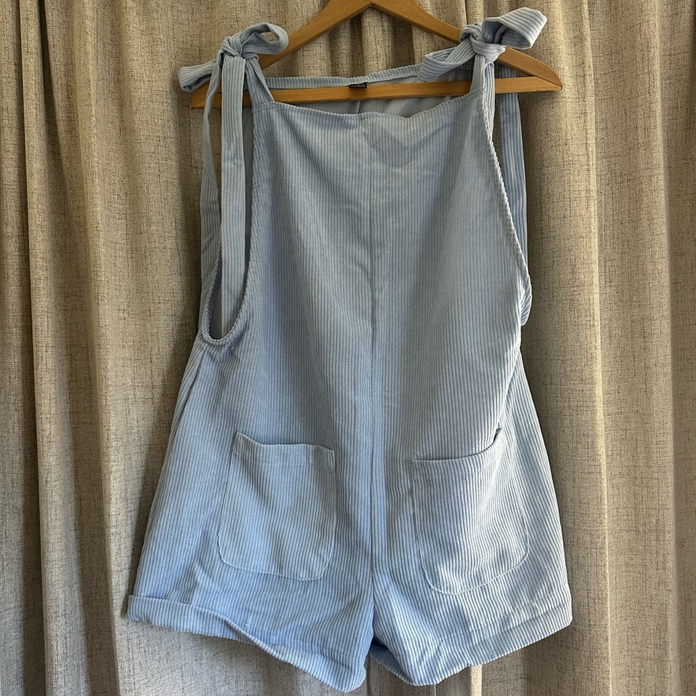 SHEIN Light Blue Jumpsuit with Pockets